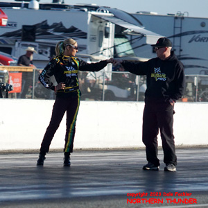 Bardahl Special - Heidi Austin-Cottrell & crew member